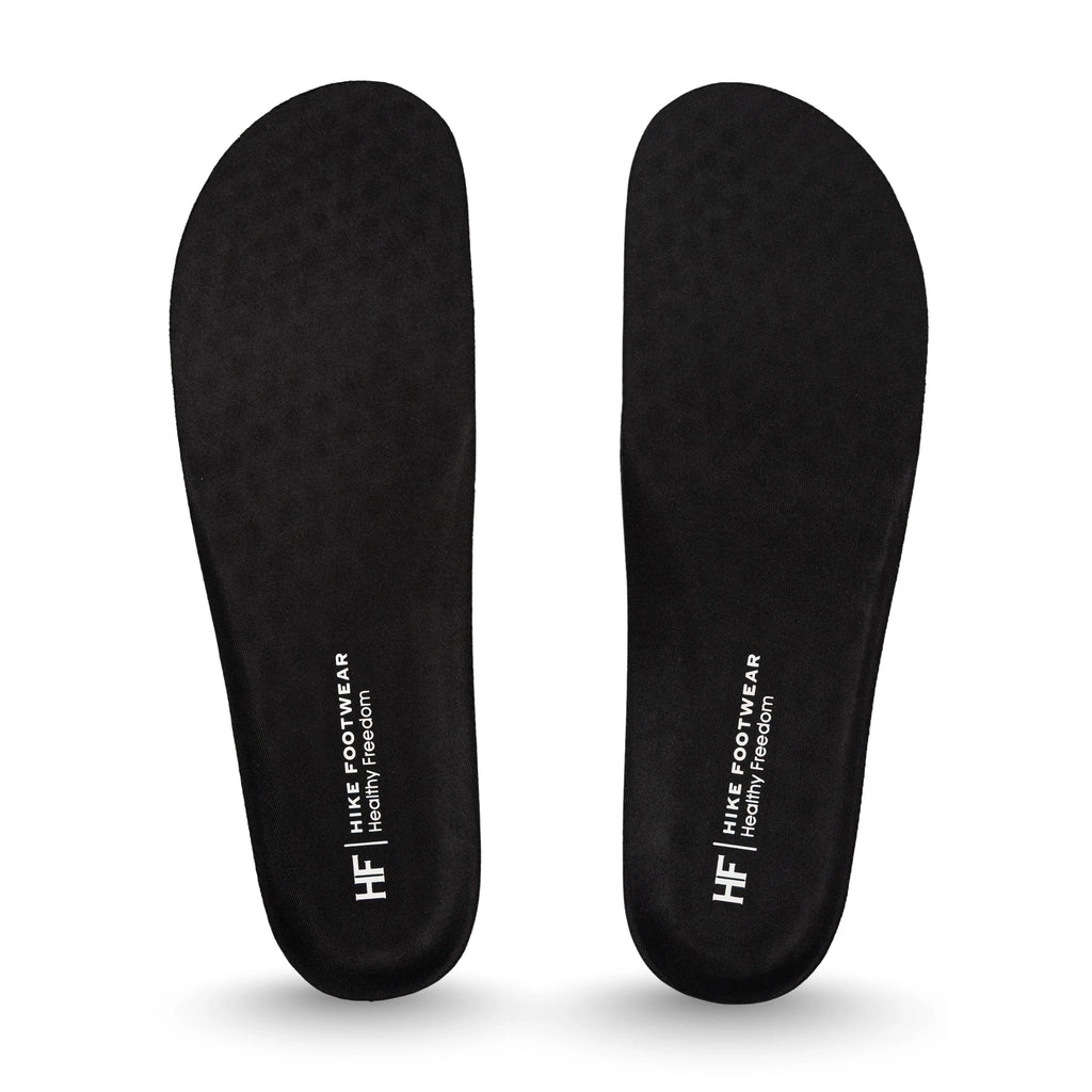 Black Barefoot Insoles – High-Density Foam Comfort