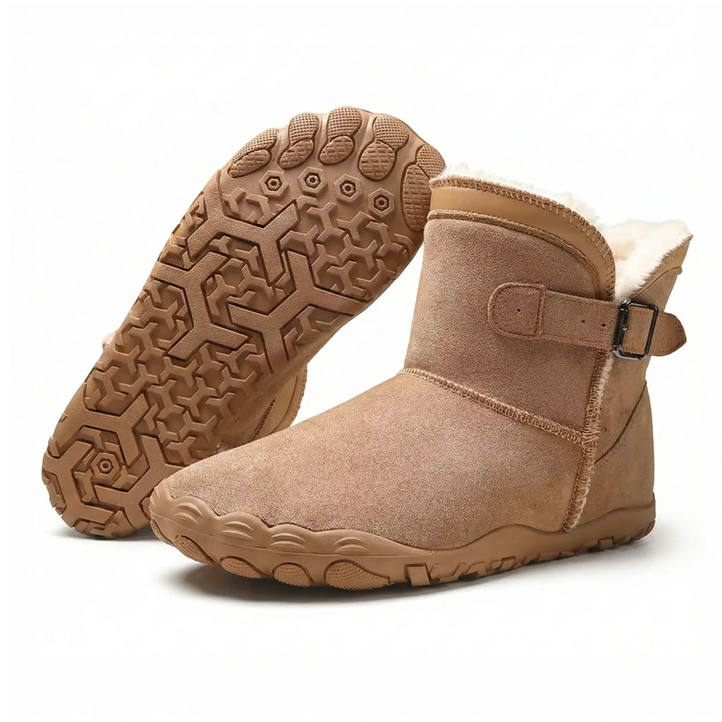 Cozely - Women's Fur-Lined & Ergonomic Barefoot Shoes