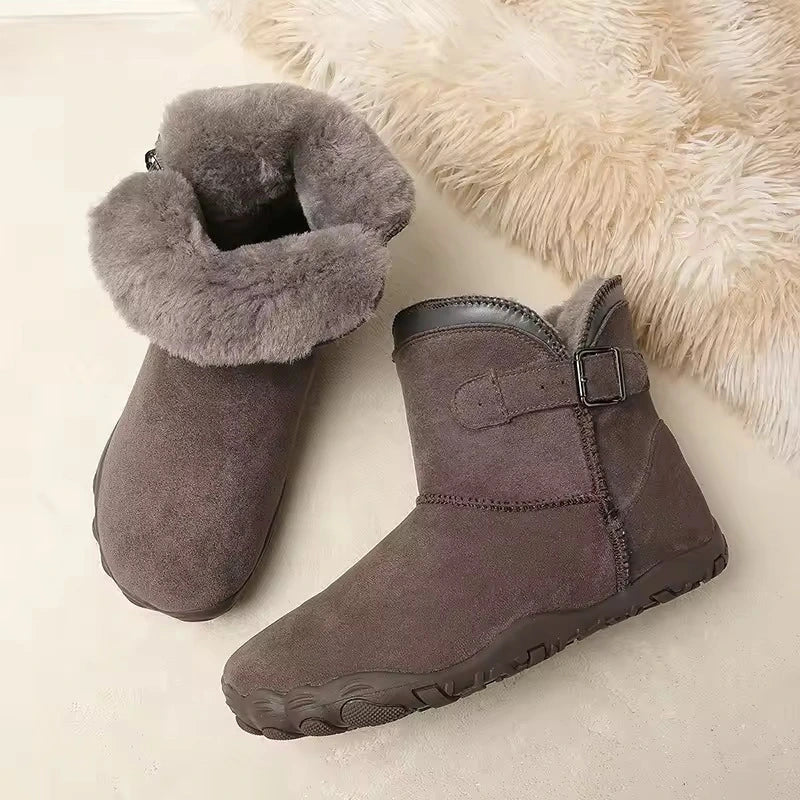 Cozely - Women's Fur-Lined & Ergonomic Barefoot Shoes
