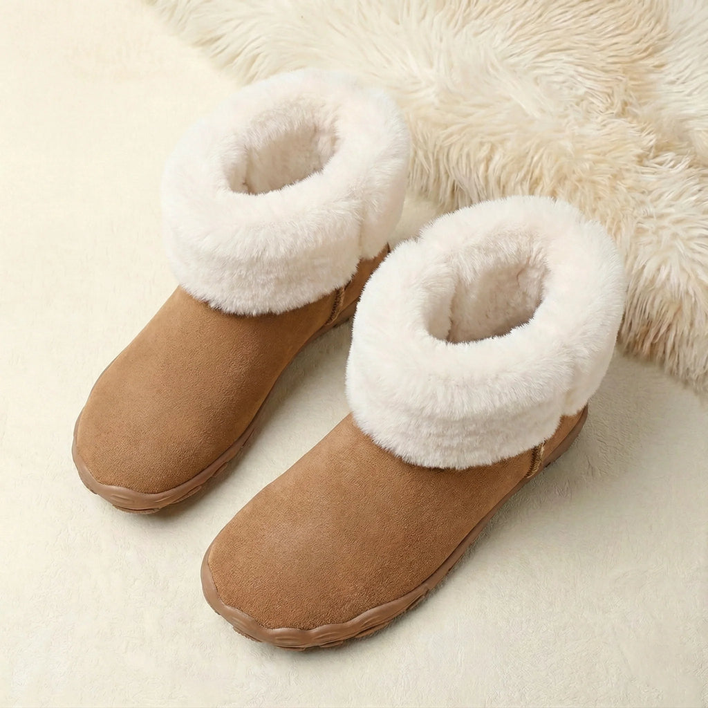 Cozely - Women's Fur-Lined & Ergonomic Barefoot Shoes