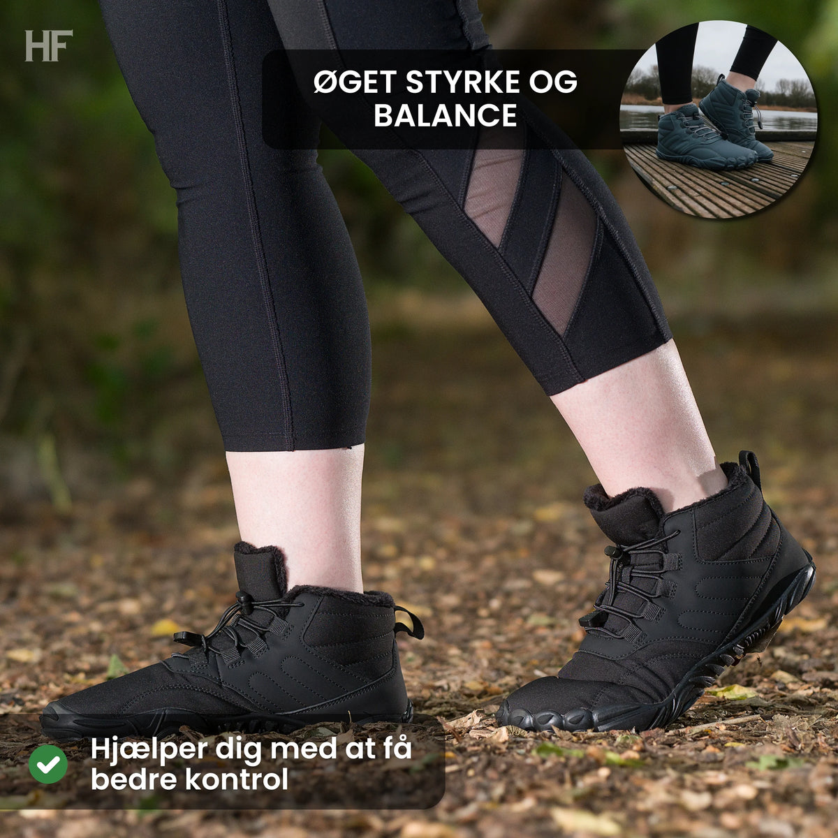 Caspar Pro - Non-slip & Water-Resistant Winter Barefoot Shoe