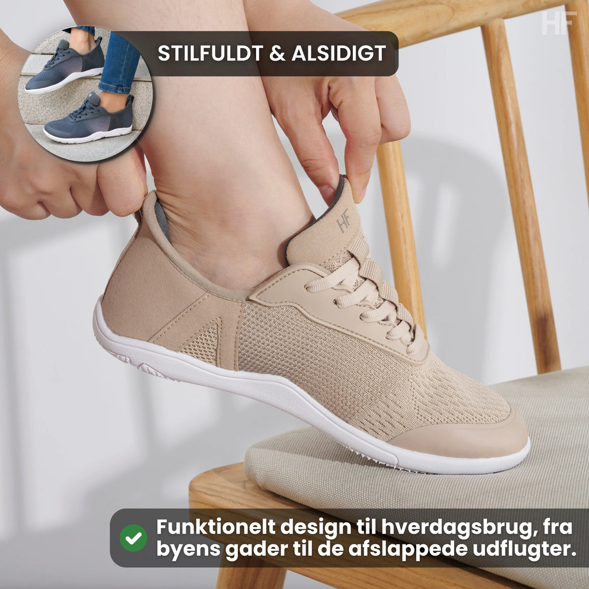 HF Stride – Hands-Free & Ergonomic Barefoot Shoes