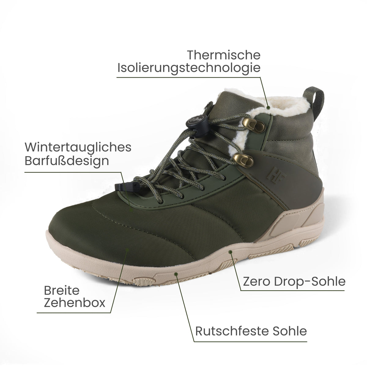 HF Azura – Ergonomic & Supportive Winter Barefoot Shoes