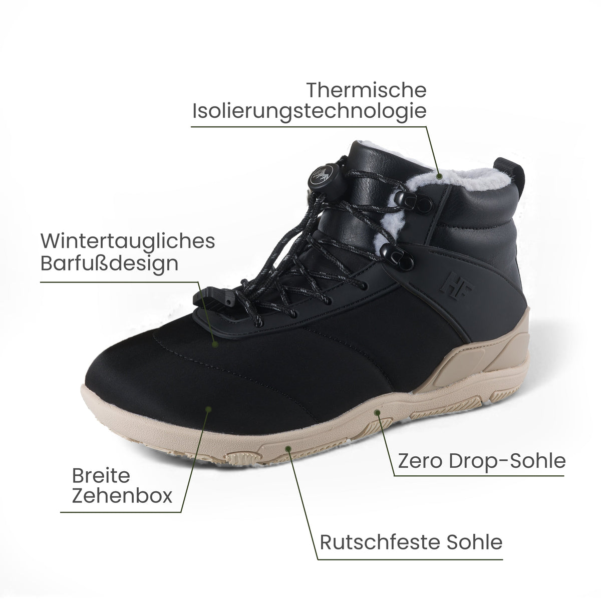 HF Azura – Ergonomic & Supportive Winter Barefoot Shoes