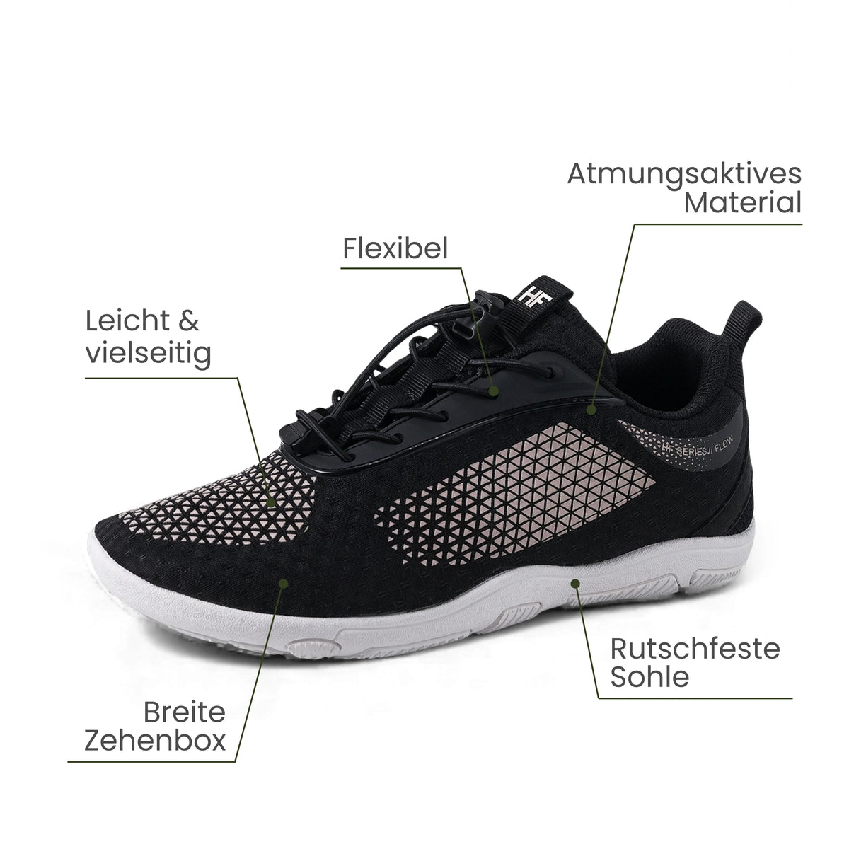 HF Flow – Minimalistic Shoes for Foot. Knee & Back Pain