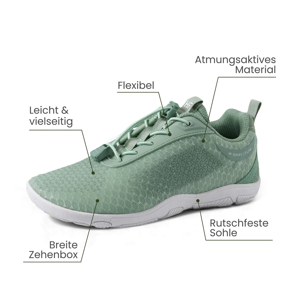 HF Flow – Minimalistic Shoes for Foot. Knee & Back Pain