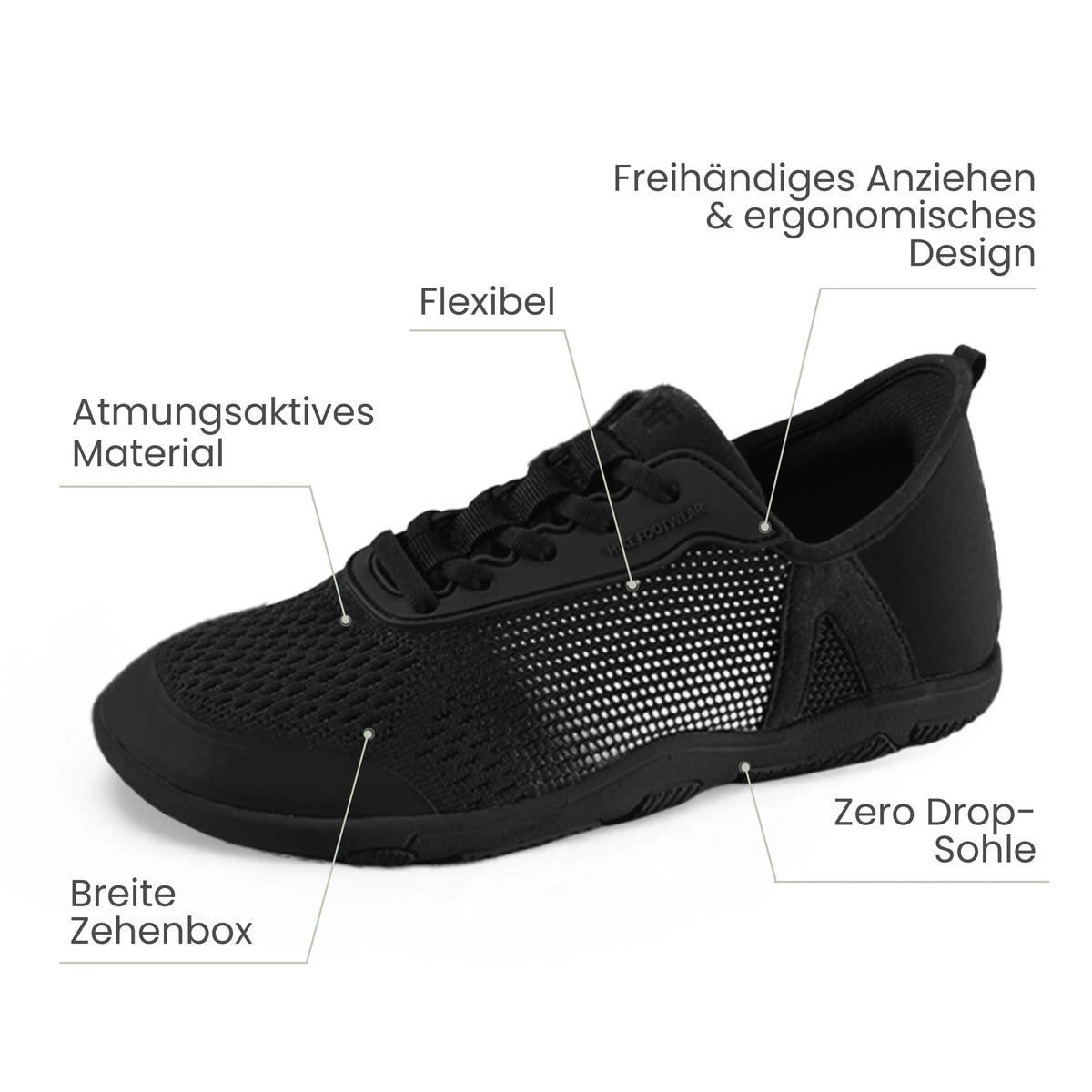 HF Stride – Hands-Free & Ergonomic Barefoot Shoes