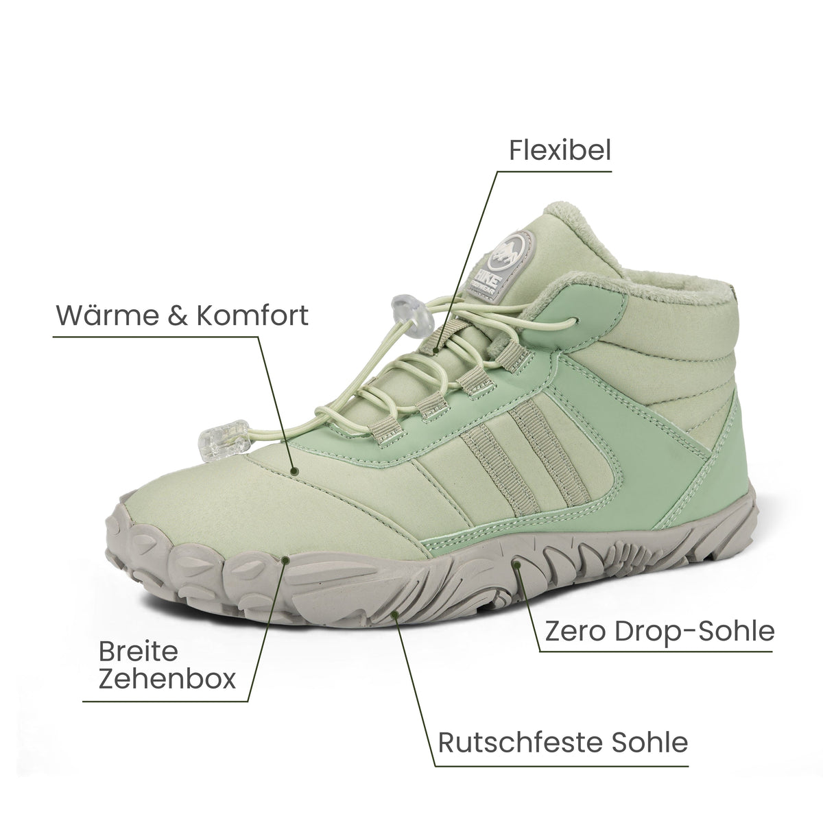 Kasdava Pro -  Non-slip & Water-resistant Winter Barefoot Shoe