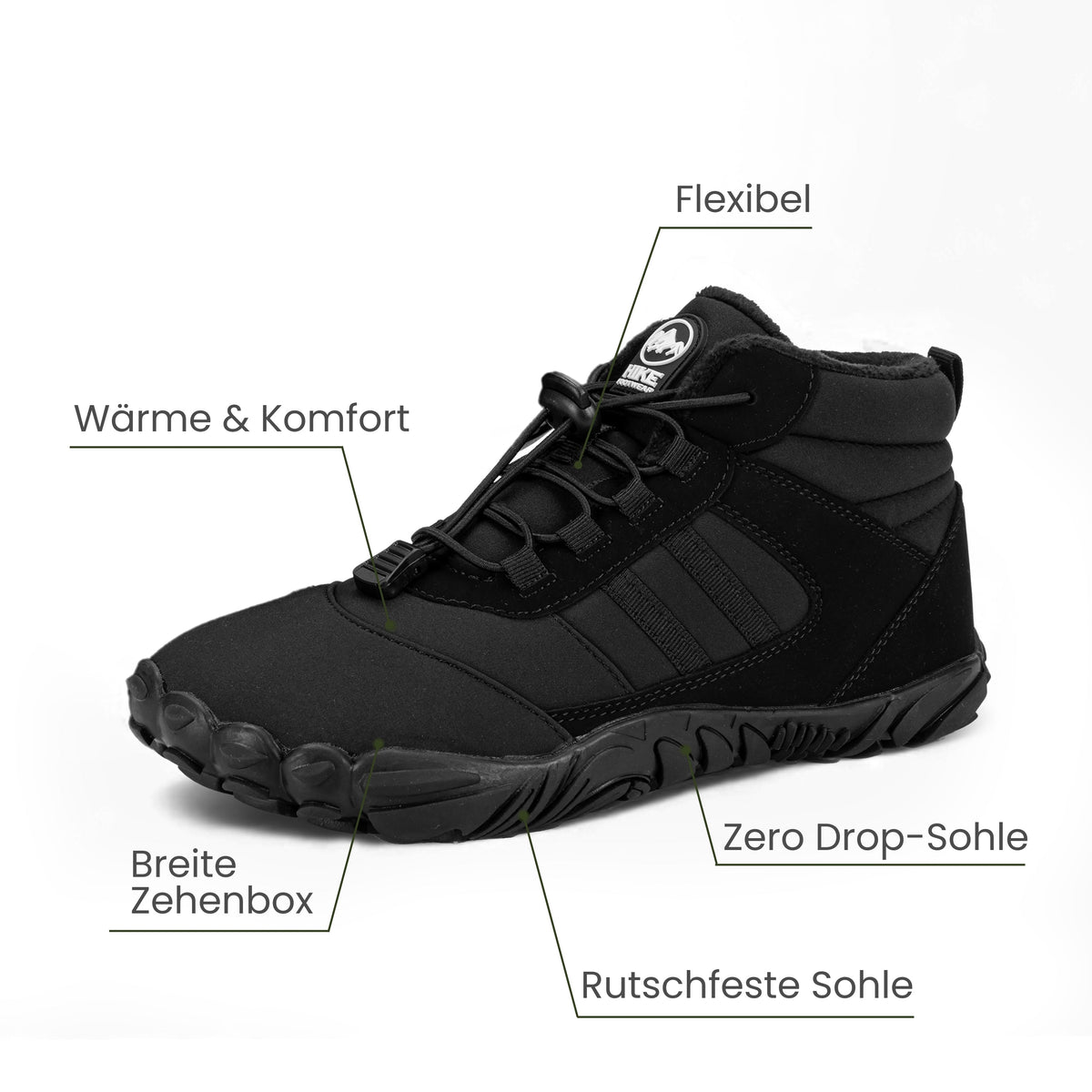 Kasdava Pro -  Non-slip & Water-resistant Winter Barefoot Shoe