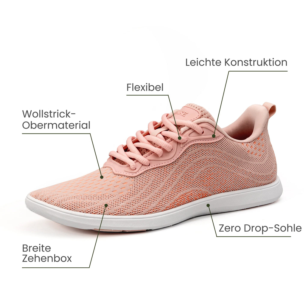 Rosé Sky — Hands-Free Barefoot Shoes for Pain-Free Walking