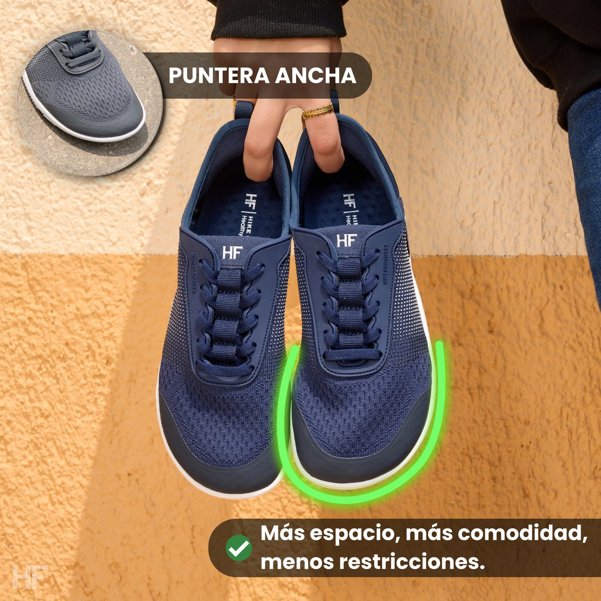 HF Stride – Hands-Free & Ergonomic Barefoot Shoes