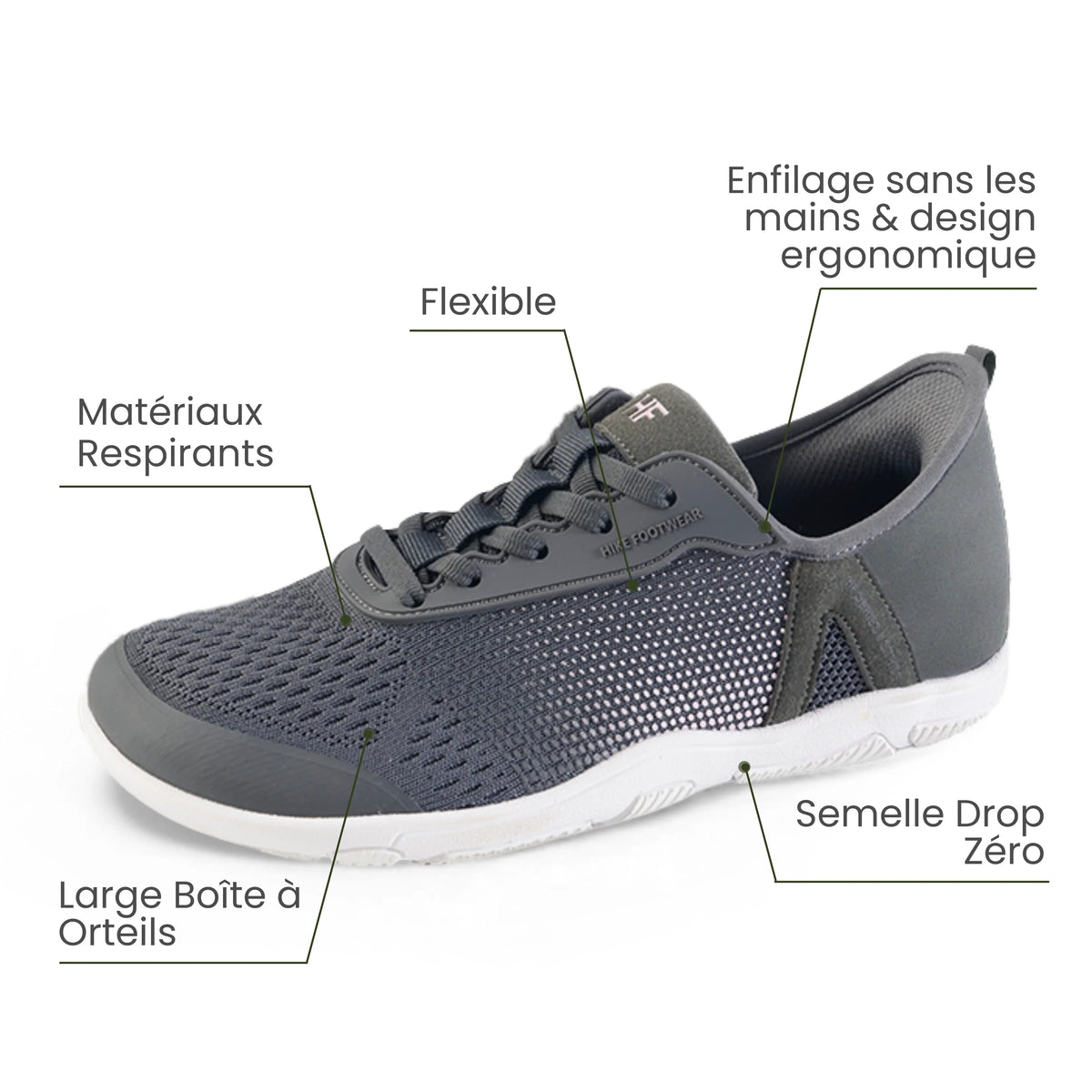 HF Stride – Hands-Free & Ergonomic Barefoot Shoes