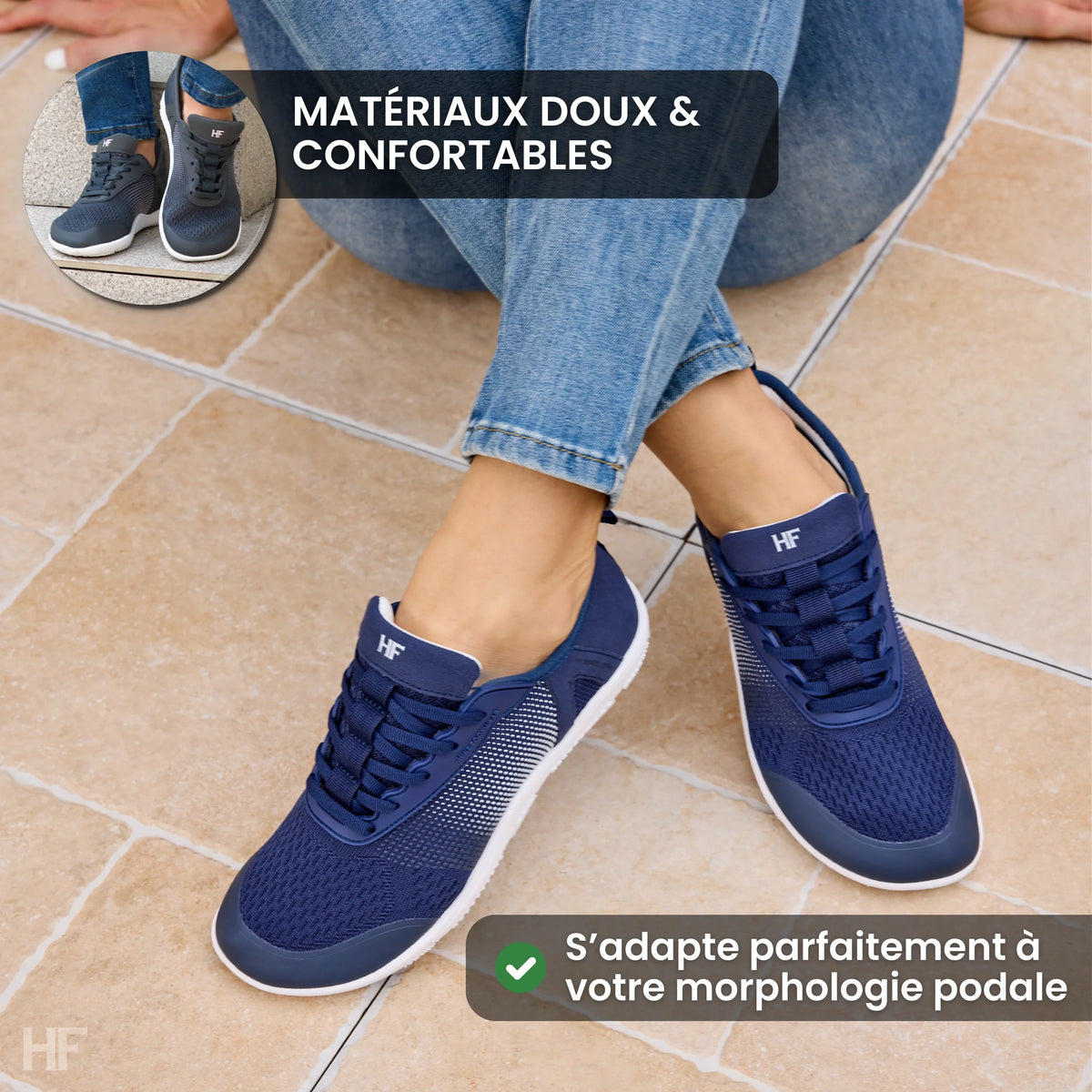HF Stride – Hands-Free & Ergonomic Barefoot Shoes