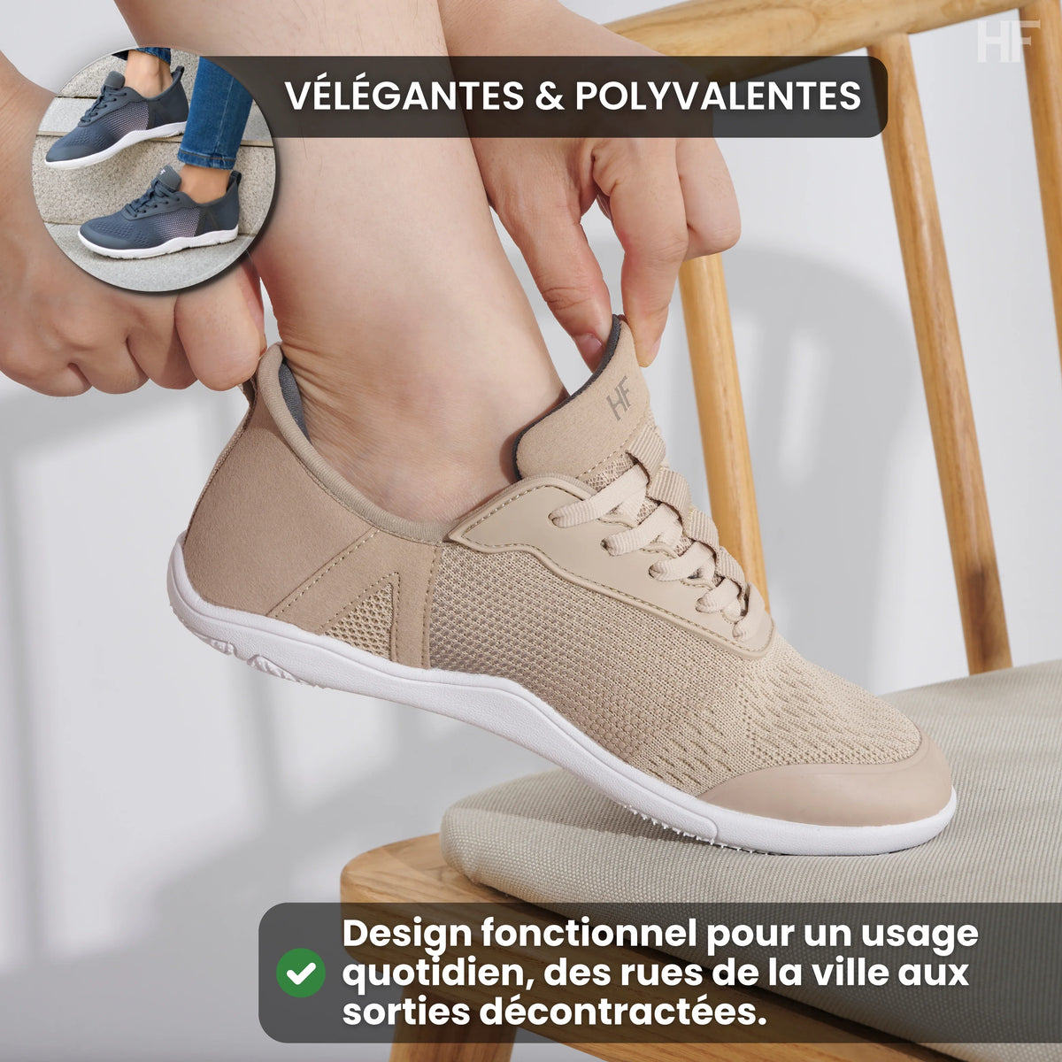 HF Stride – Hands-Free & Ergonomic Barefoot Shoes