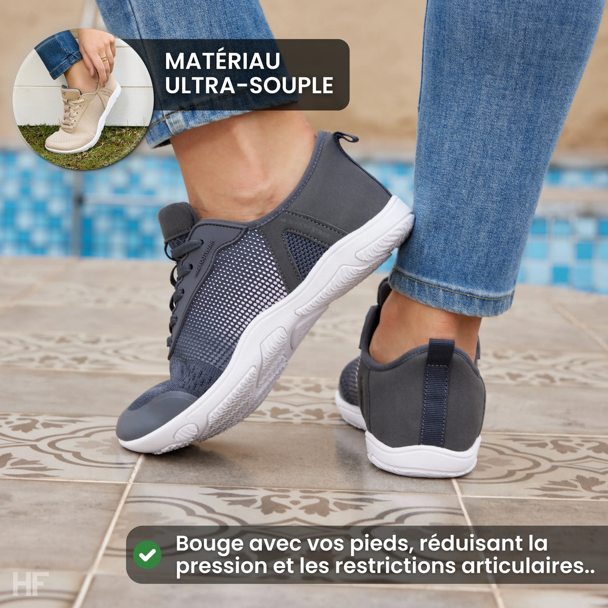 HF Stride – Hands-Free & Ergonomic Barefoot Shoes