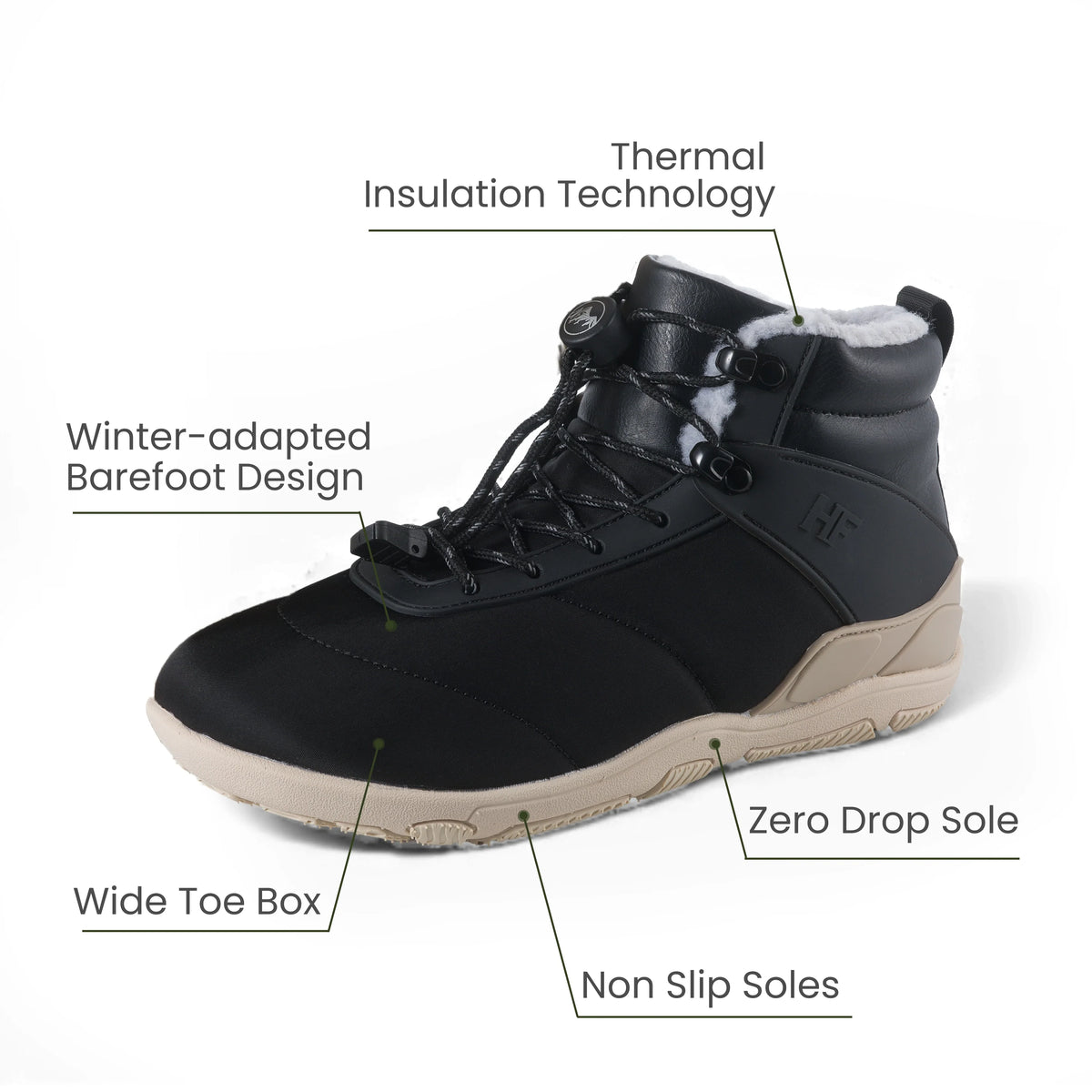 HF Azura – Ergonomic & Supportive Winter Barefoot Shoes