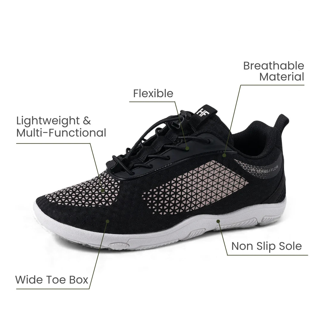 HF Flow – Minimalistic Shoes for Foot. Knee & Back Pain