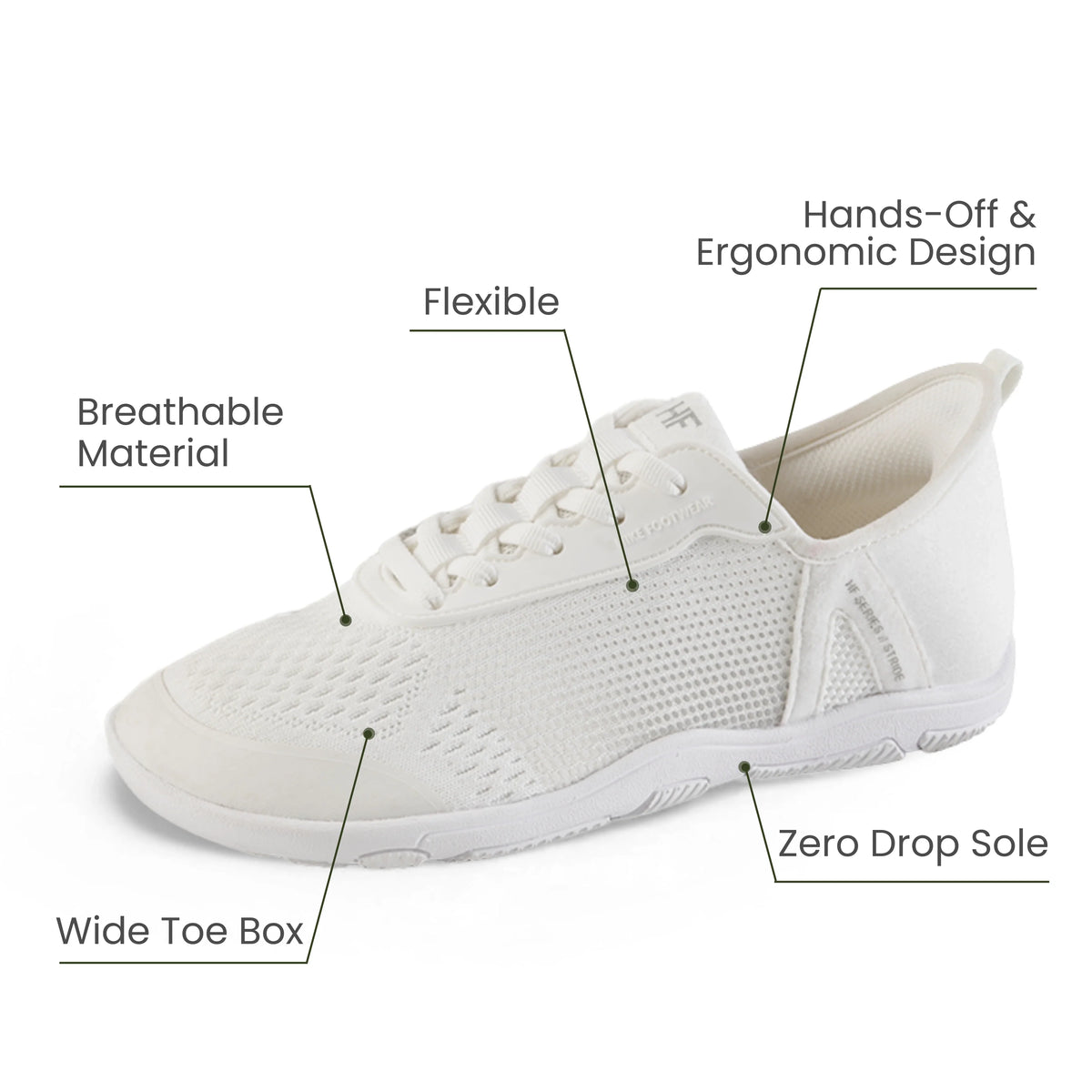 HF Stride – Hands-Free & Ergonomic Barefoot Shoes