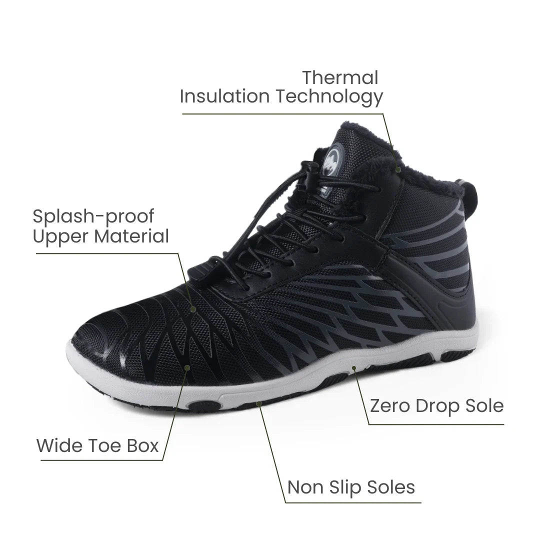 Lorax Comfort – Ergonomic & Supportive Winter Barefoot Shoes