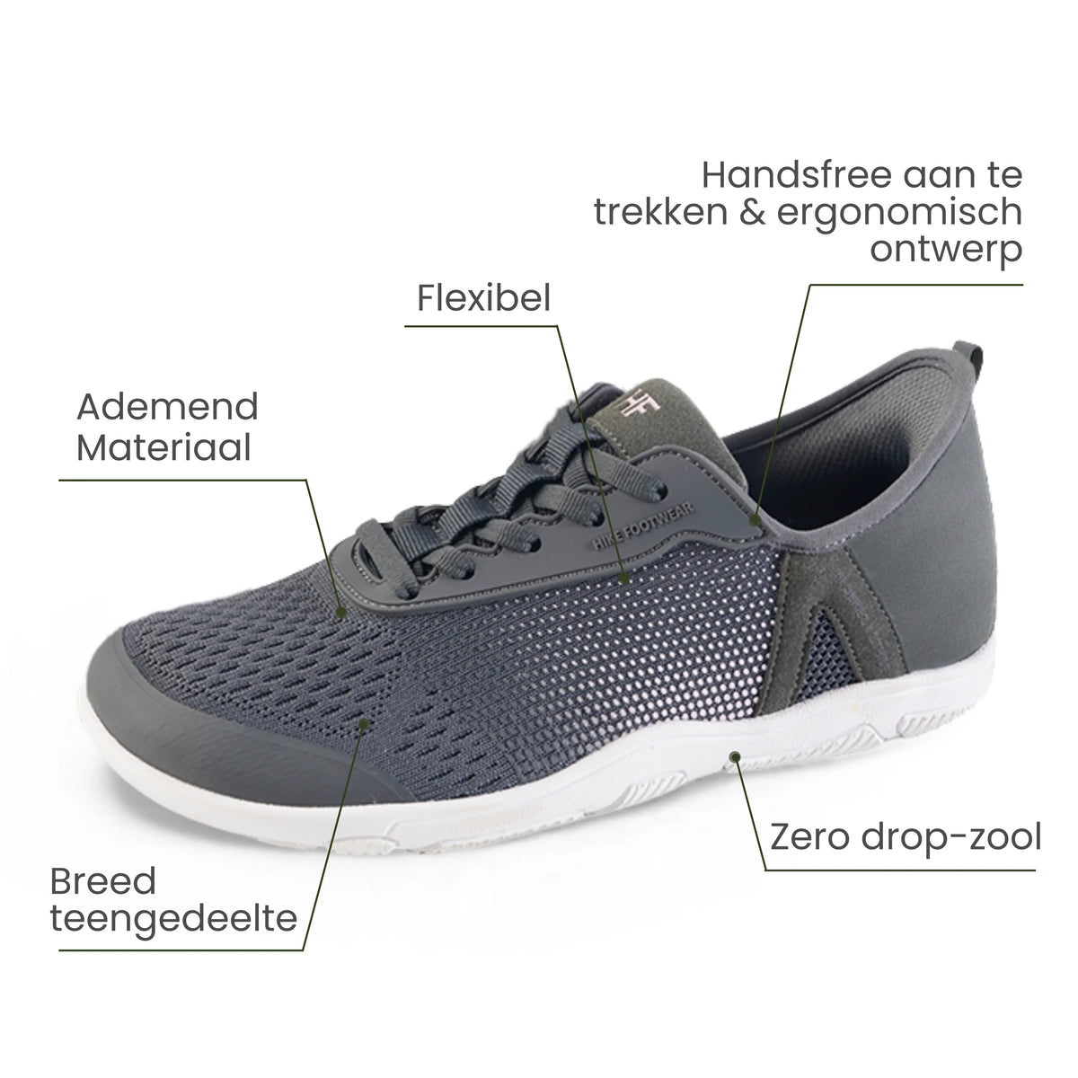 HF Stride – Hands-Free & Ergonomic Barefoot Shoes