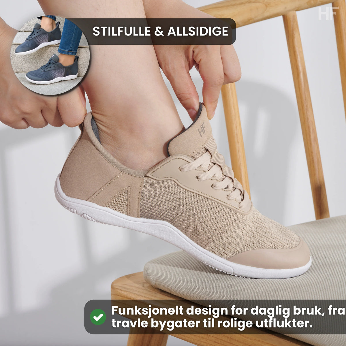 HF Stride – Hands-Free & Ergonomic Barefoot Shoes