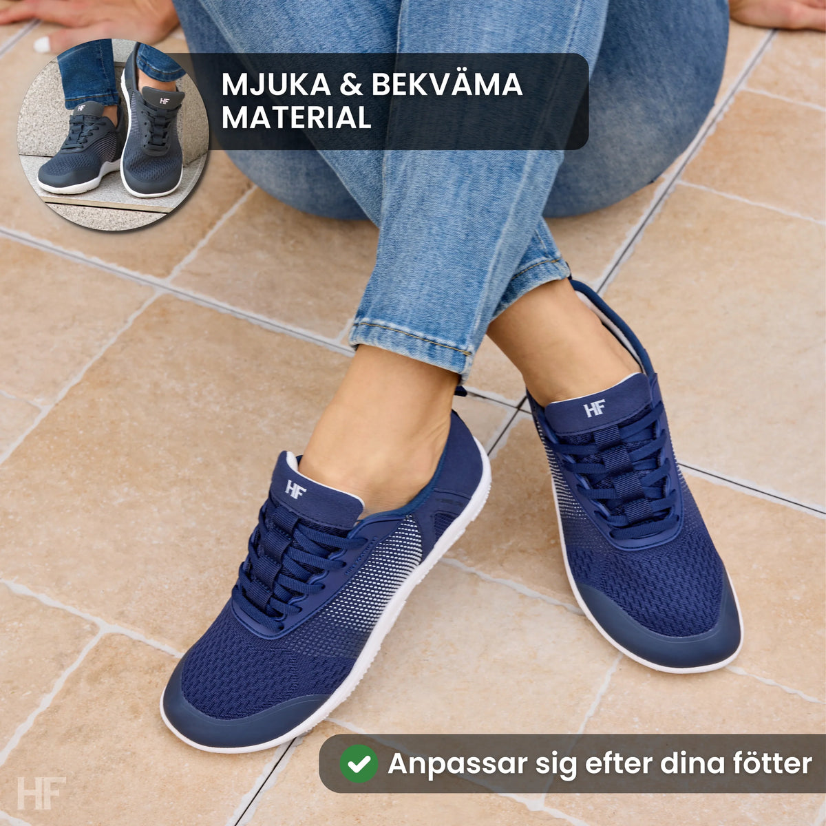 HF Stride – Hands-Free & Ergonomic Barefoot Shoes