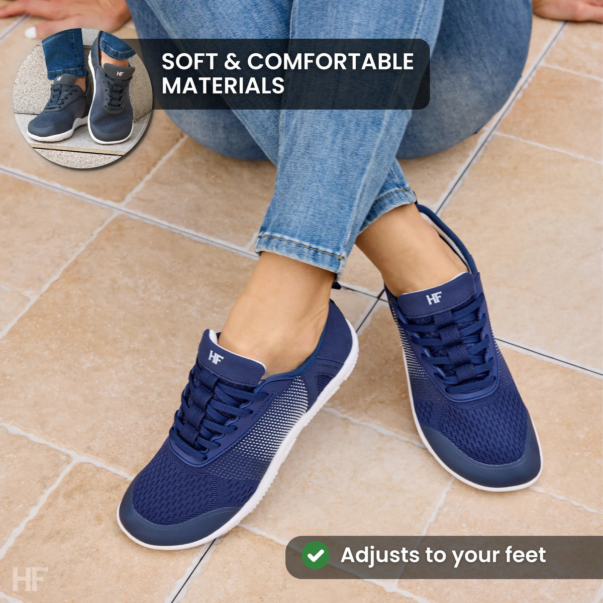 HF Stride – Hands-Free & Ergonomic Barefoot Shoes (CC)