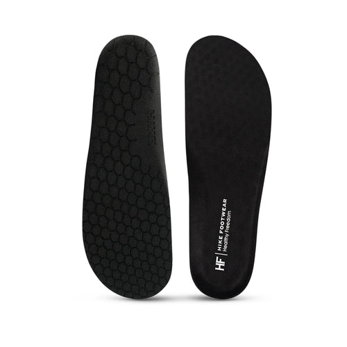 Black Barefoot Insoles – High-Density Foam Comfort